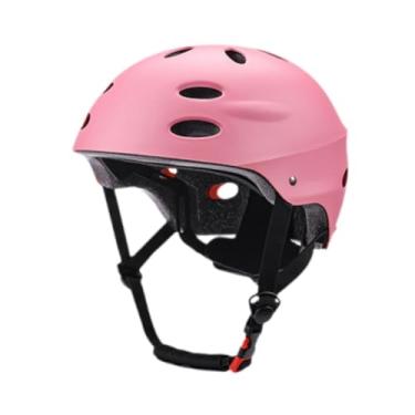 Imagem de harayaa Capacete de bicicleta, capacete portátil para ciclismo de estrada infantil, Rosa