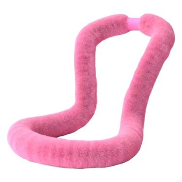 Imagem de Vaveren Aro de Exercícios com Mola Macia e Peso, Aro de Pelúcia Suave para Treinamento, Silencioso, Portátil para Exercícios Abdominais, Ideal para Uso, Rosa 2.5kg