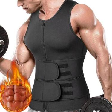 Imagem de Colete Sauna Neoprene Masculino para Emagrecimento e Treino, BR-P