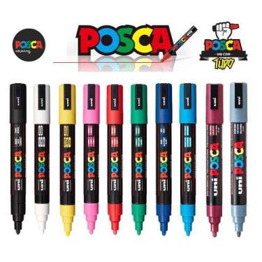 Imagem de Kit Caneta Posca Pc-5m C/10 Unidades N31 - Uniball