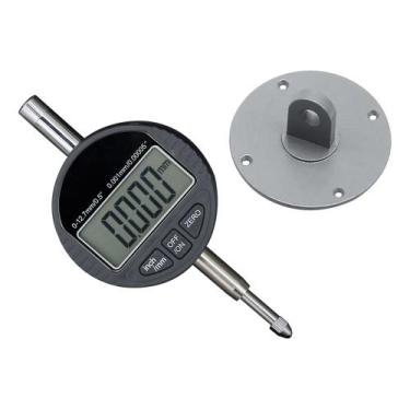 Imagem de Relógio Comparador Milesimal Digital 0-12 7mm 0,001 + Bateria - TECH M