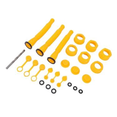 Imagem de AYNEFY Outras Ferramentas de Jardim Design à Prova de Derramamento Kit de Bico de Latas de Gás Atualizado Conexão de Rosca de Tubo de Saída de óleo Tipo A e B Tampa de Ventilação de Exaustão