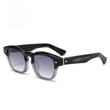 Imagem de JRLLFD Óculos de sol masculinos de acetato grosso, clássico, fashion, proteção solar para áreas externas, proteção UV400, casco de tartaruga para mulheres (6)