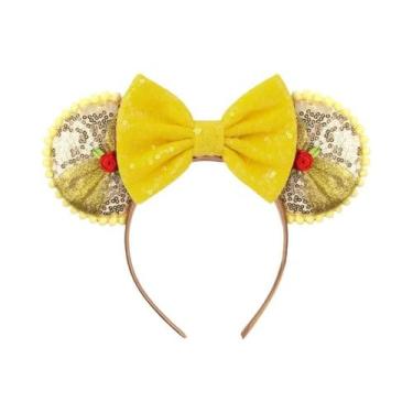 Imagem de Tiara De Orelhas De Mickey Da Disney Para Meninas E Mulheres, Faixa De