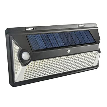 Imagem de Luz de Parede Solar com 360 LEDs Sensor Movimento PIR 3 Modos Iluminação Resistente à Água IP44 Bateria Recarregável Alt