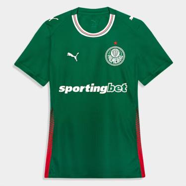 Imagem de Camisa Palmeiras I 26/27 s/n Jogador Puma Feminina-Feminino