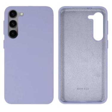 Imagem de [GL CASES] Capa Samsung S24 Capinha Samsung S24 Case Aveludada Anti Impacto Reforçada Silicone Emborrachado Com Proteção De Câmera (Lilás)