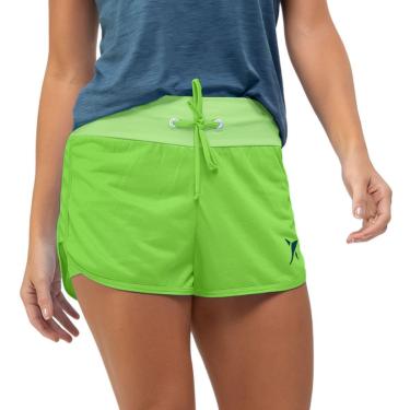 Imagem de Shorts Duplo Drop Shot Enjoy 1.0 Verde-Feminino