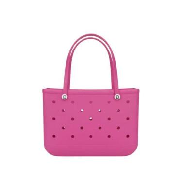 Imagem de Bolsa tote média em eva impermeável domum rosa - 330213 - 36x13x31cm