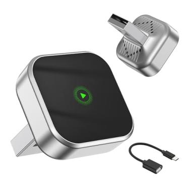 Imagem de Adaptador CarPlay Sem Fio 2025 – Atualize o CarPlay com Fio para Sem Fio, Design Mini USB para Carros com Apple CarPlay com Fio Integrado, Plug and Play