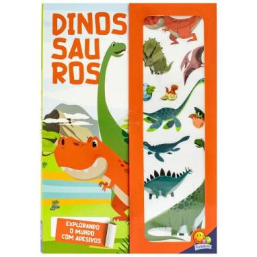 Imagem de Livro - Explorando o Mundo com adesivos: Dinossauros