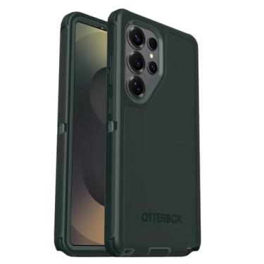 Imagem de OtterBox Capa para Samsung Galaxy S25 Ultra (apenas) - Série Defender - Shadow Moss (verde) - Robusta e durável - com proteção de porta - Compatível com carregamento sem fio