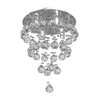 Imagem de Lustre De Cristal  30Cm  De Estar Mesa Jantar  Living