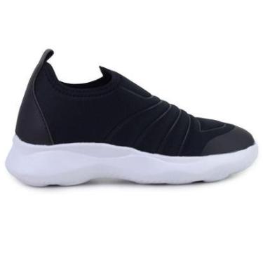 Imagem de Tenis Infantil Menina Novope Liso Preto - 301011-Feminino