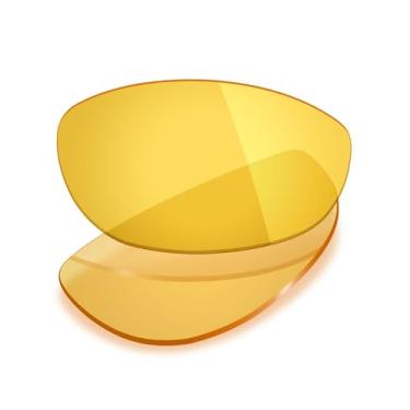 Imagem de Mryok Lentes de reposição UV400 para óculos de sol Oakley Splice, HD Polarized, proteção UV, resistente a impactos e ajuste perfeito - Amarelo HD