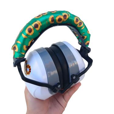 Imagem de Fone Redutor de Barulho Girassol Abafador Acolchoado 26Db Com Jogo