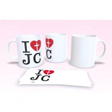 Imagem de Caneca De Porcelana 325ml Decorada Frases Religiosas Estampa 46