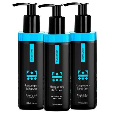 Imagem de Kit 03 Shampoo Para Barba Goot Embaixador 200Ml