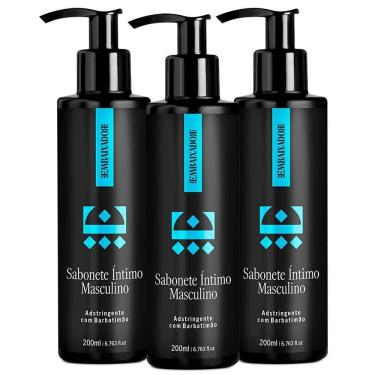 Imagem de Kit 03 Sabonete Íntimo Masculino Embaixador 200Ml