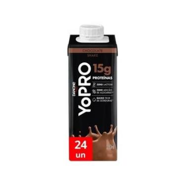 Imagem de Kit Bebida Láctea YoPRO Sem Lactose Zero Açúcar 24 Unidades 250ml Cada-Unissex