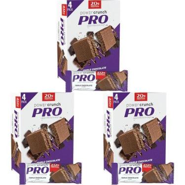 Imagem de Barras de Waffle Proteico Power Crunch PRO, Snacks Ricos em Proteína c