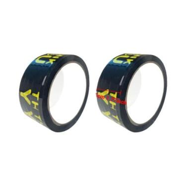 Imagem de Fita Adesiva Decorativa Colorida Com Rosto Sorridente Para Embalagens 