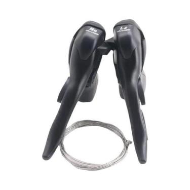 Imagem de Alavancas De Câmbio Shimano Para Bicicletas De Estrada 2x7 2x8 2x9 2x1