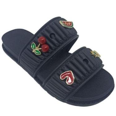 Imagem de Chinelo Molekinha Menina Infantil Enfeite de Frutas-Feminino