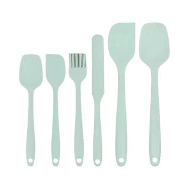 Imagem de Conjunto De Espátulas De Silicone De Grau Alimentício, Antiaderente E 