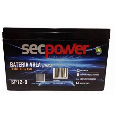 Imagem de Bateria Selada VRLA 12V 9AH SP 12-9 Secpower