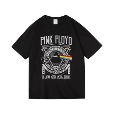 Imagem de Camiseta Unissex Oversized Com Arte Do Álbum Pink Floyd Dark Side of t
