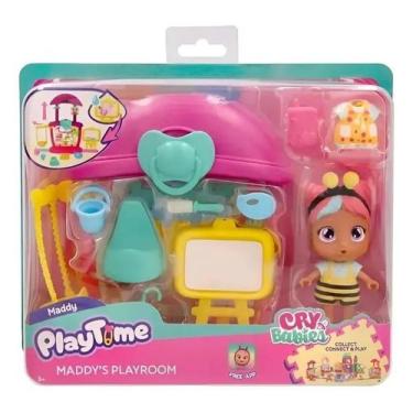 Imagem de Boneca Cry Babies Playtime Maddy Playroom - Multikids Br2466
