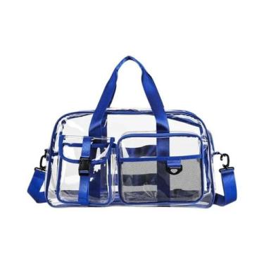 Imagem de Bolsa De Viagem Transparente Impermeável De Grande Capacidade Em PVC P