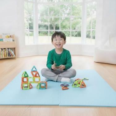 Imagem de Kit 10 Placas Tatame Tapete EVA 50x50cm 10mm 2,5m² Linha Econômica Pis