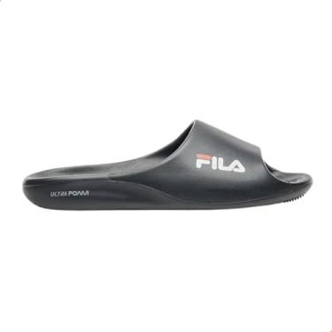 Imagem de Chinelo Fila Drifter Foam Feminino, Black/Flame Scarlet/White, 35