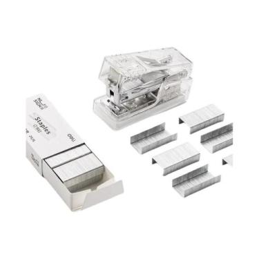 Imagem de Conjunto De Mini Grampeador Portátil Colorido Para Papel, Máquina De E