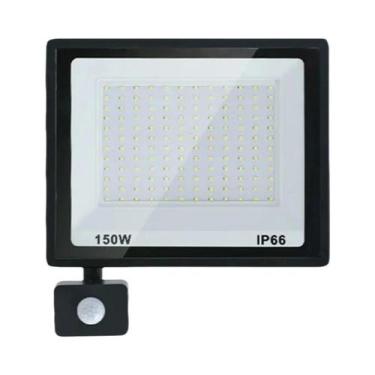 Imagem de Refletor LED À Prova d'Água Com Sensor De Movimento 10W-300W, Holofote