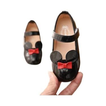 Imagem de Sapatos de Bebê Menina - Flats de Couro PU Verniz - Tamanhos 21 ao 30,