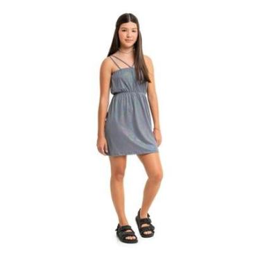Imagem de Vestido Holográfico Juvenil Gloss-Feminino