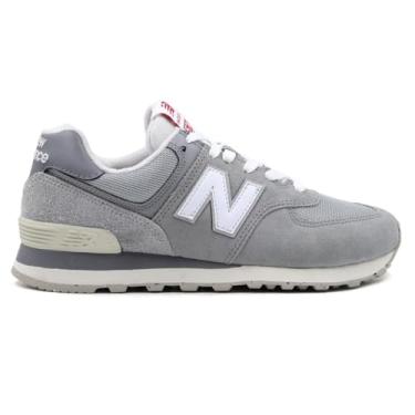 Imagem de Tênis New Balance U574V2 Cinza e Branco - Masculino - 40