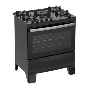 Imagem de Fogao Agile 5 Bocas Automatico Mesa de Vidro Tripla Chama Atlas
