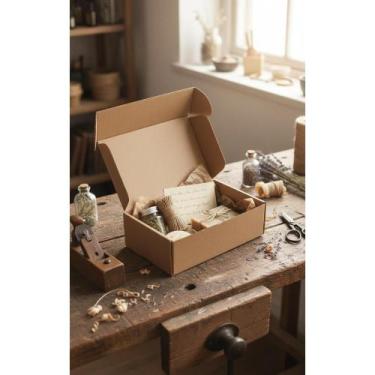 Imagem de 2x Caixa Papelão Correios 27x18x9 - Envio Seguro (25 Unid.) - Congratu