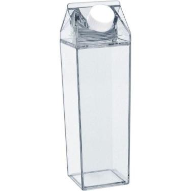 Imagem de Garrafa Caixa De Leite Home&co Acrilico 500ml 20x5x5cm - HOME & CO
