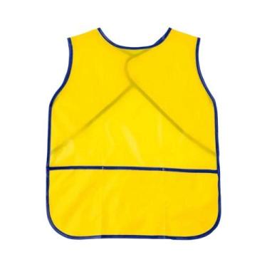 Imagem de Avental De Pintura Infantil 4 Peças Impermeável Com 3 Bolsos Para Idad