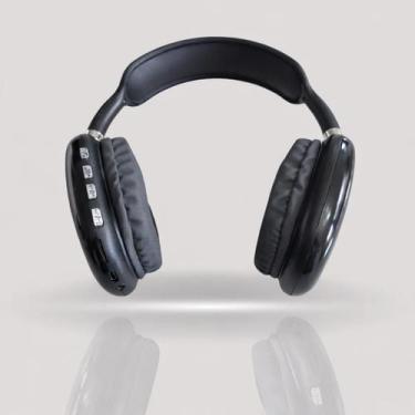 Imagem de Fone P9 Headphone Sem Fio Bluetooth com Microfone - Genérico, Preto