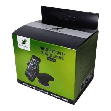 Imagem de Suporte Celular Carro Veicular Trava Automática Anti Queda - X-CELL