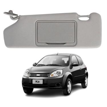 Imagem de Quebra sol c/ espelho ford ka 1997-2007 ld esquerdo - NEWTEC