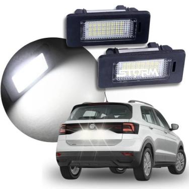 Imagem de Par Luz Placa Vw T-cross Ano 2020 A 2024 Lanterna Iluminação 1.0 Comfo