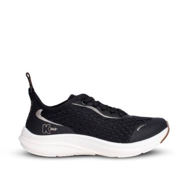 Imagem de Tênis Infantil Menina Kidy K360 Energy 2 Preto e Crepe