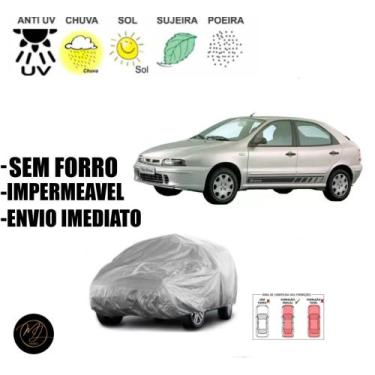 Imagem de Capa Automotiva para cobrir Carro FIAT BRAVA SEM FORRO M- Impermeável 